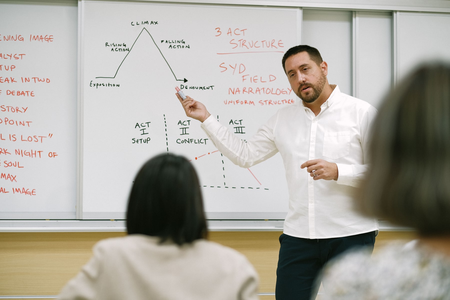 An international class in session