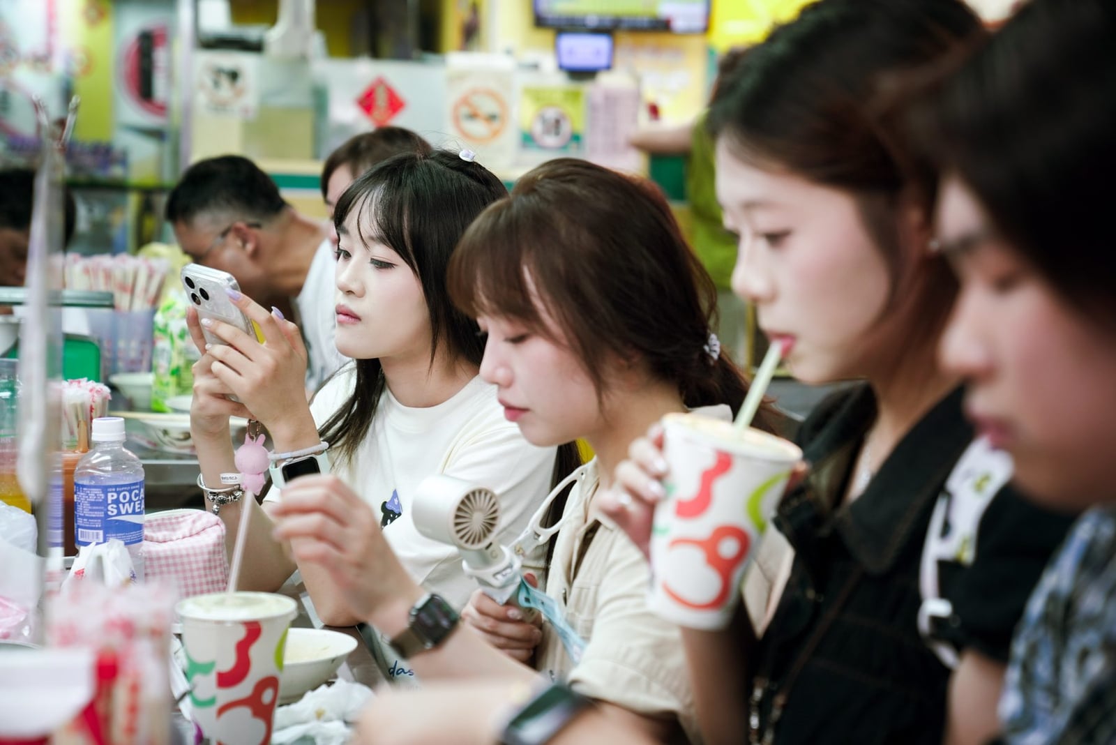 Fu Jen Catholic University students taking part in a food and culture activity