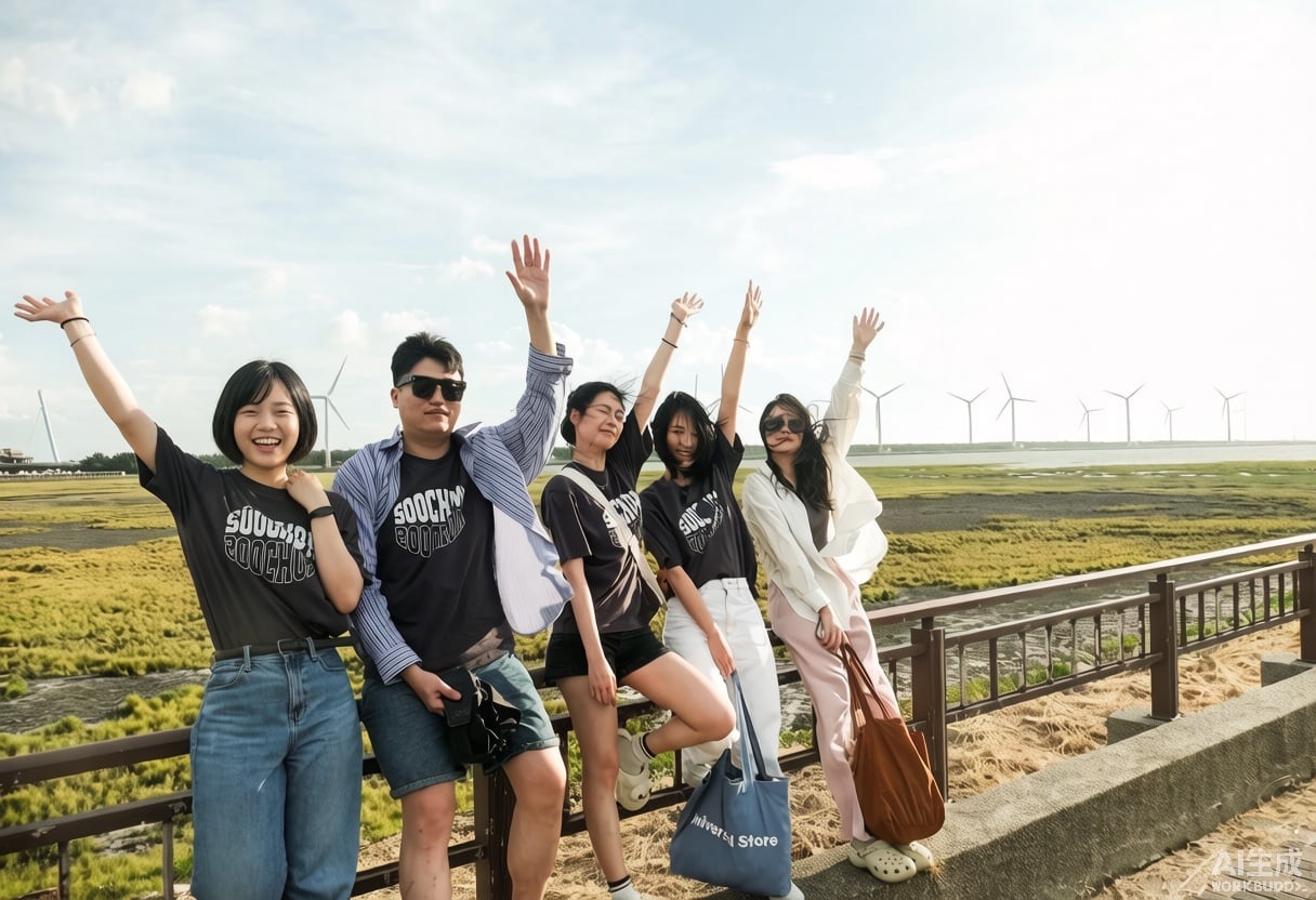 Soochow University International Programs students during a coastal learning visit